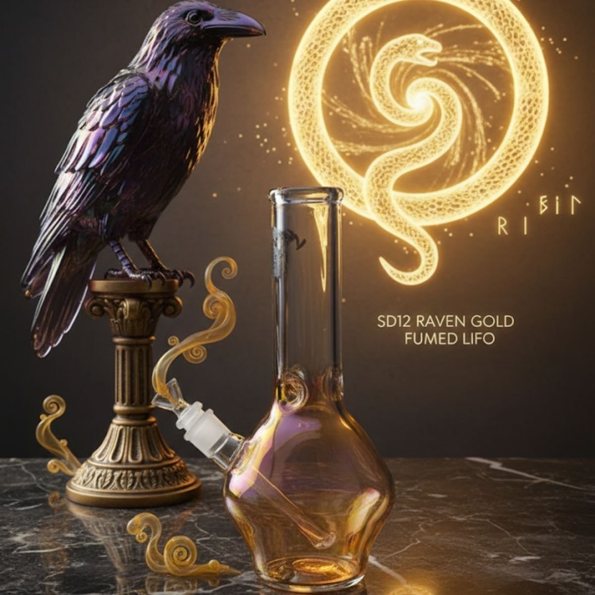 SD12 RAVEN GOLD FUMED UFO image 0