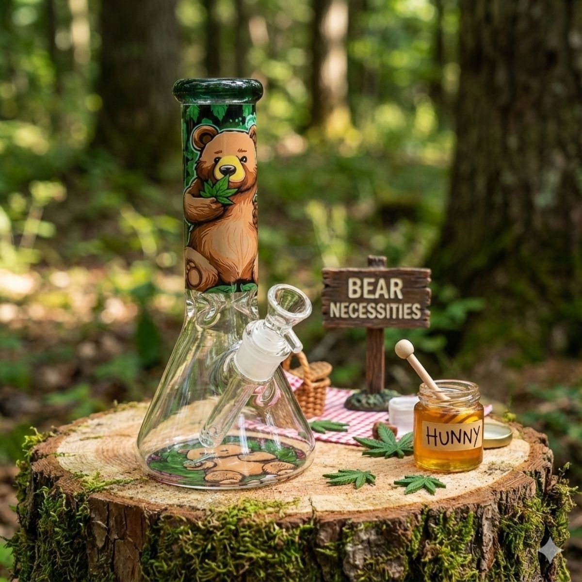 WP121 BEAR BEAKER 8" image 0