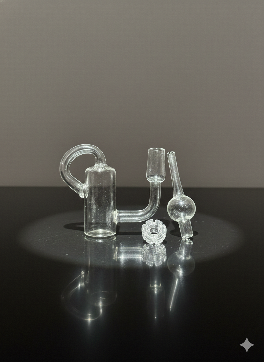 QB18 DIA KNOT QUARTZ LOOP BANGER image 0