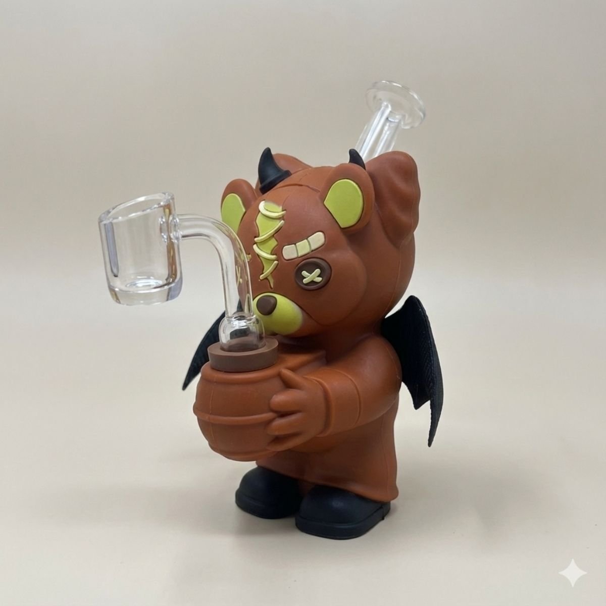 WP82 SILICONE SCAR BEAR - BROWN image