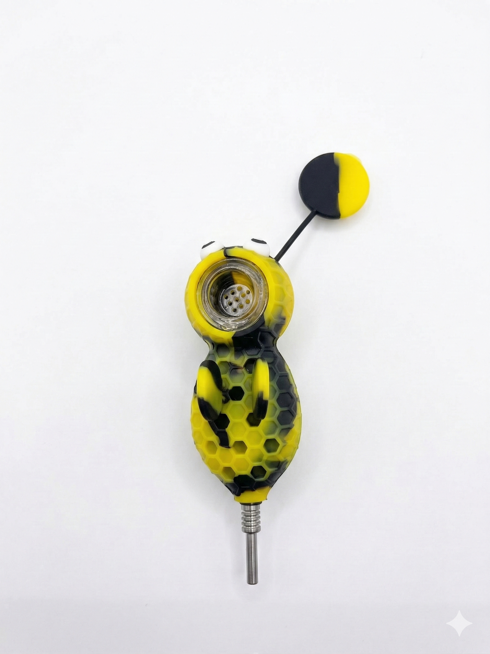 NT020 BEE HONEY STRAW 2IN1 - YELLOW_BLACK image