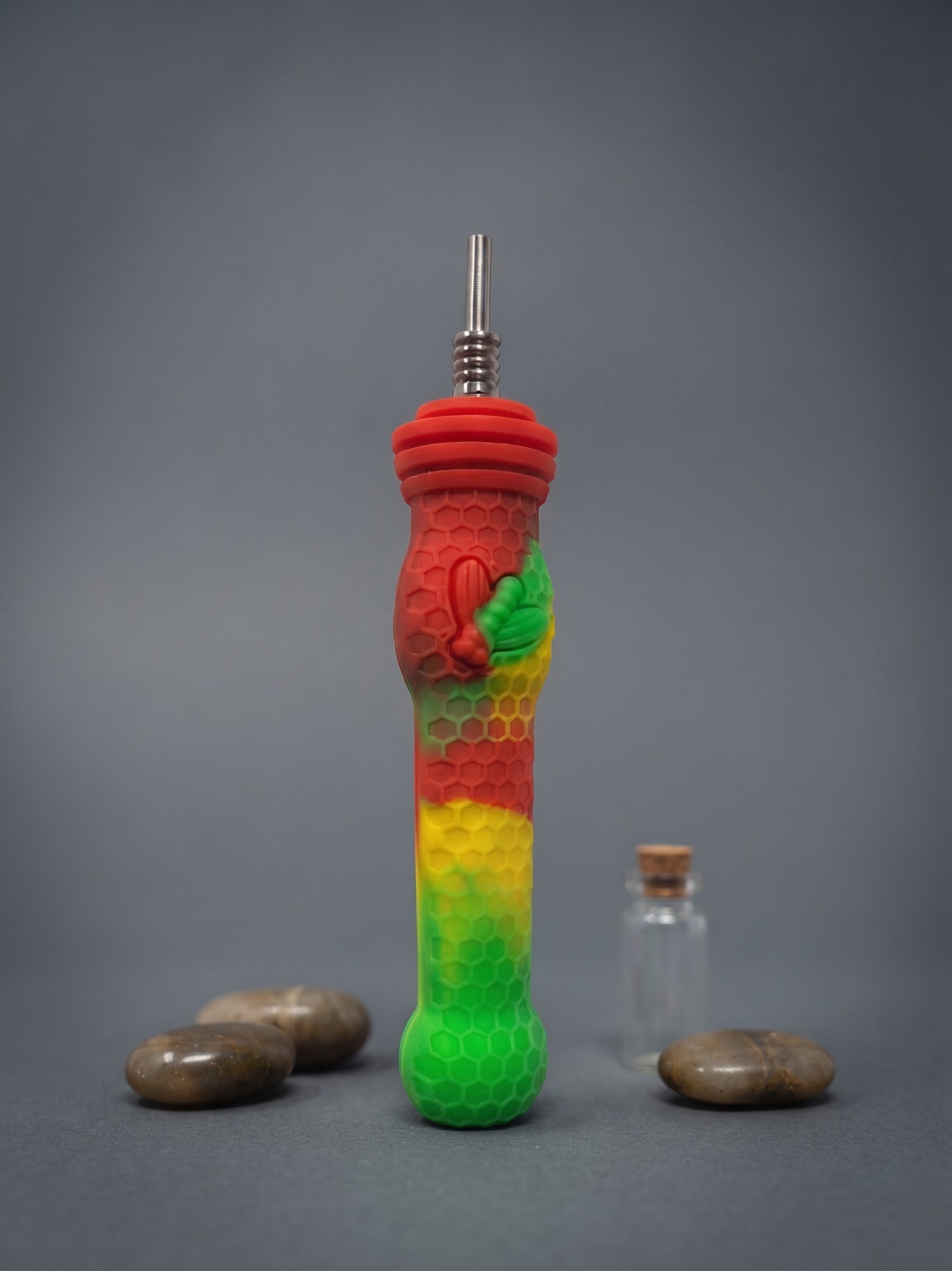 NT001 SILICONE HONEY STRAW