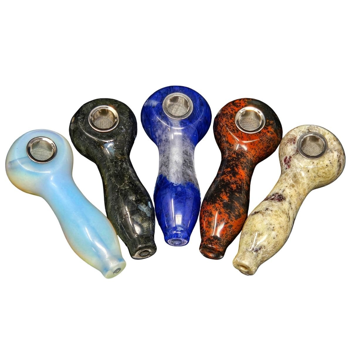 SP42 STONE HAND PIPE - BLACK image