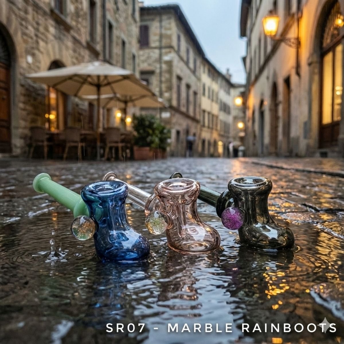 SR07 MARBLE RAINBOOTS image 0