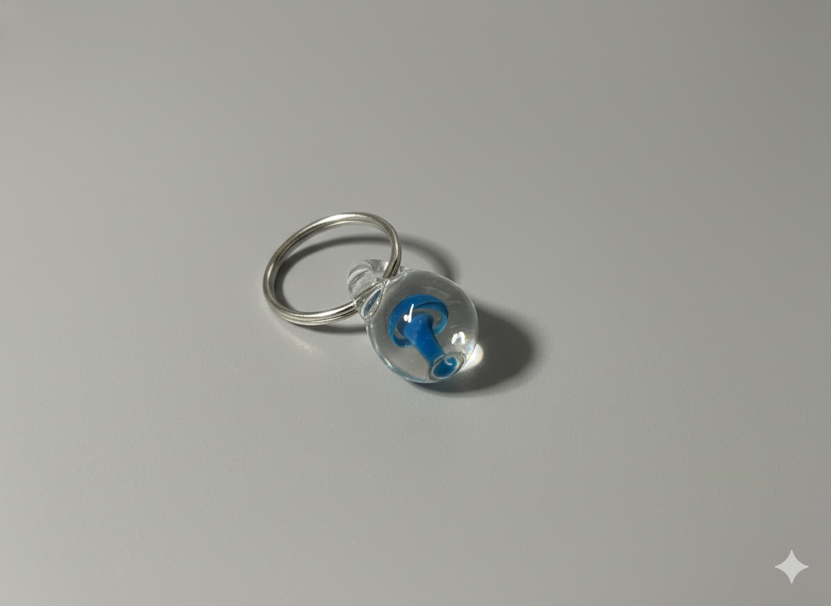 PT03 US MARBLE CAP KEYCHAIN image 0